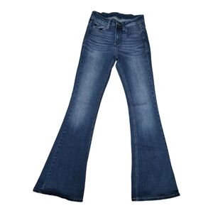 KanCan Dark Blue Skinny Flare Jeans